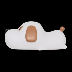 Ygo Tafellamp SCOTTI Hond Wit/Bruin| Decoratieve Accessoires|Kinderverlichting