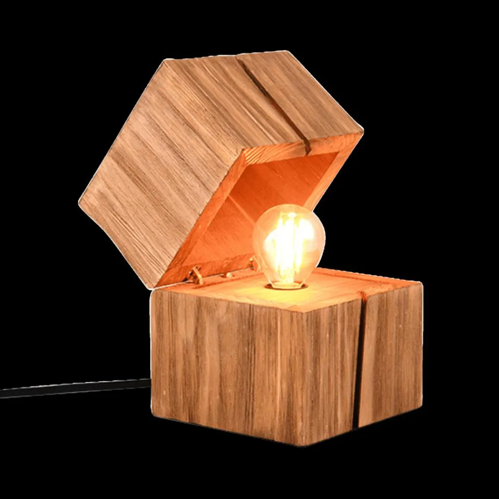 Ygo Tafellamp TREASURE Hout Naturel| Tafellampen