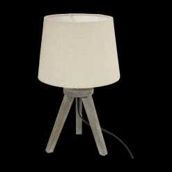 Ygo Tafellamp TREP Mini Hout Beige| Tafellampen
