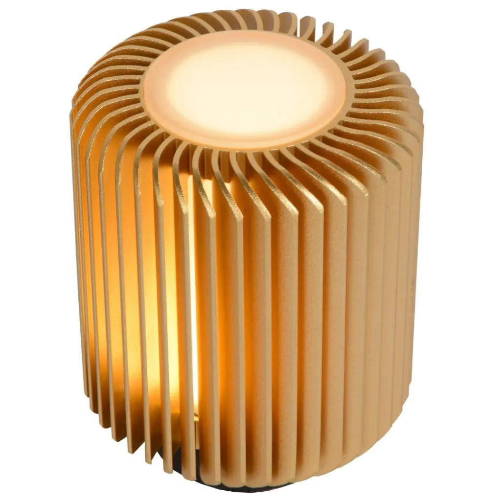 Ygo Tafellamp TURBIN Mat Goud| Tafellampen