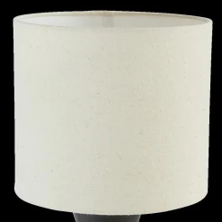 Ygo Tafellamp YALIU Keramiek Zwart met Kap Beige| Tafellampen