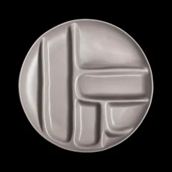 Ygo Tapasbord TAUPIRA Rond Taupe| Tafelaccessoires|Servies