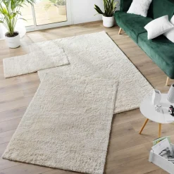 Ygo Tapijt KAJA 160 Shaggy Naturel| Tapijten