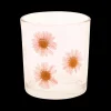 Ygo Theelichthouder FLOWERS Glas Transp.| Woondecoratie