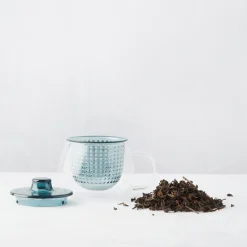 Ygo Theemok BOTOTHE Glas M/Filter Groen| Servies|Koffie & Thee