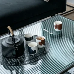 Ygo Theepot FLORRA Gietijzer Zwart 1l| Koffie & Thee