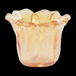 Ygo TL-Houder FLOWALY Glas Geel| Woondecoratie