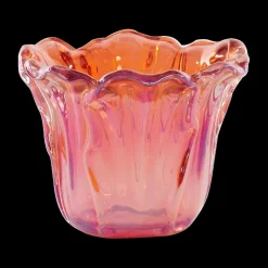 Ygo TL-Houder FLOWALY Glas Rood| Woondecoratie
