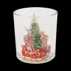 Ygo TL-Houder RED SANTA L| Kerst