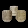 Ygo TL-Houder TIAGGO Glas Groen L Ass.| Woondecoratie