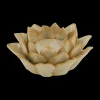 Ygo TL-Houder WALTI XL Bloem Keramiek Beige| Woondecoratie