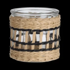 Ygo TL-Houder WEAVE Pap. Beige/Zwart S| Woondecoratie