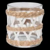 Ygo TL-Houder WILGE Rnd Glas/Wilg XL| Woondecoratie