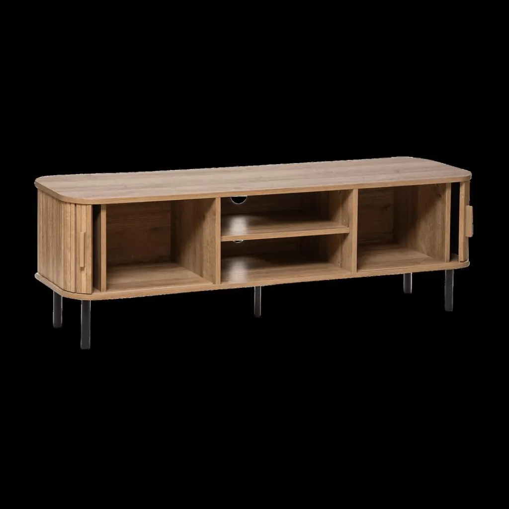 Ygo TV-meubel COLVAS Hout Naturel B140| Tv-Meubelen