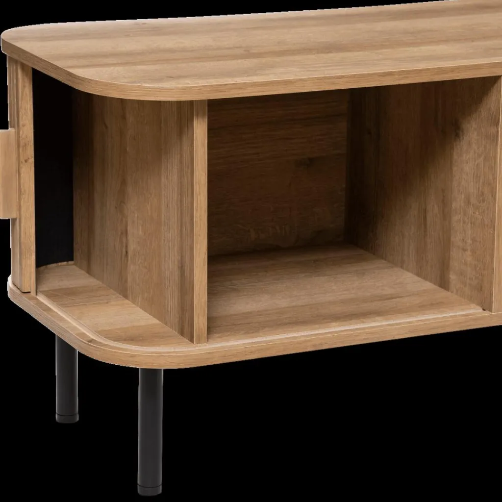 Ygo TV-meubel COLVAS Hout Naturel B140| Tv-Meubelen