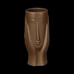Ygo Vaas Gezicht D.Bruin| Woondecoratie