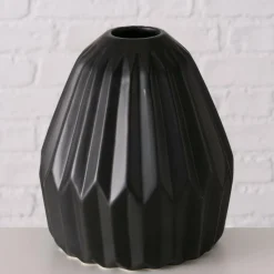 Ygo Vaas SIAN Ker. Zwart| Woondecoratie