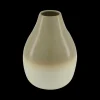 Ygo Vaas WILLE S Metaal Taupe/Wit| Woondecoratie