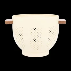 Ygo Vergiet DOROTA Metaal Beige/Acacia| Keukenaccessoires|Kookaccessoires