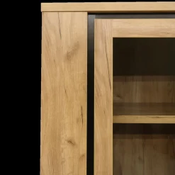 Ygo Vitrine ANTONIO French Oak B85| Vitrinekasten