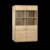 Ygo Vitrinekast LOUVRE (excl. LED) B122| Vitrinekasten