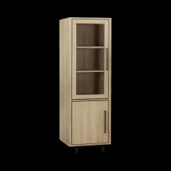 Ygo Vitrinekast PICCADILLY Old Oak B65| Vitrinekasten