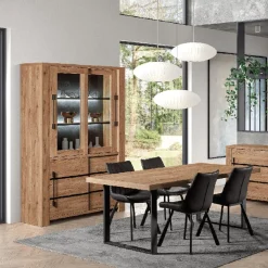 Ygo Vitrinekast SANS Scarlet Oak B146| Vitrinekasten