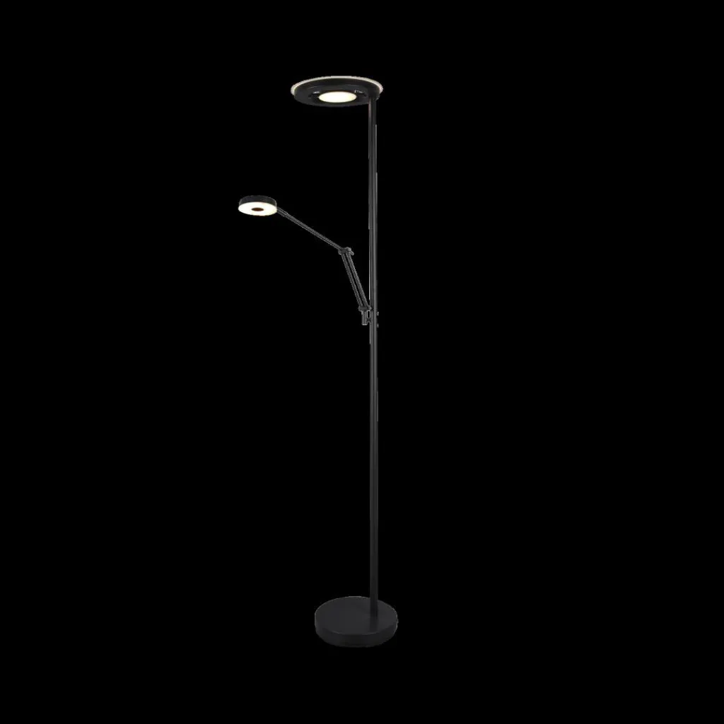 Ygo Vloerlamp BARRIE Zwart| Vloerlampen