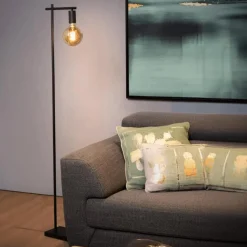 Ygo Vloerlamp LEANNE Zwart| Vloerlampen