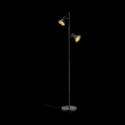 Ygo Vloerlamp NINA Met. Zwart/Goud| Vloerlampen