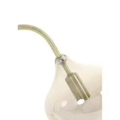 Ygo Vloerlamp RAKEL Ant. Brons/Glas Smoke| Vloerlampen