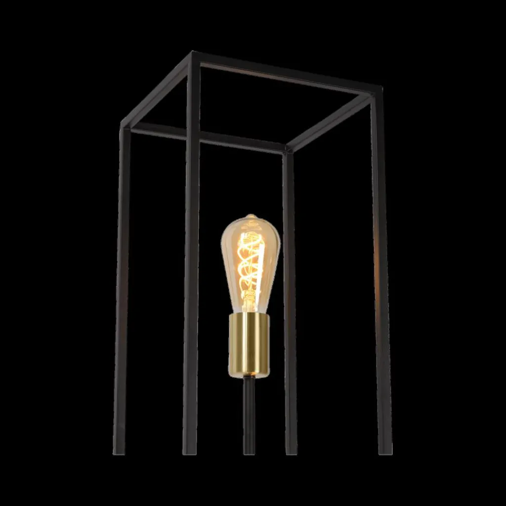 Ygo Vloerlamp RUBEN 3del. Zwart/Goud| Vloerlampen