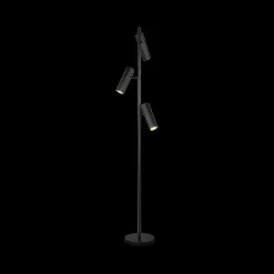 Ygo Vloerlamp SOKA 3Del. Metaal Zwart| Vloerlampen