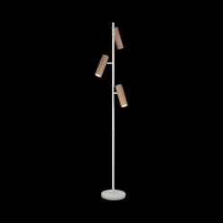 Ygo Vloerlamp SOKA 3Del. Metaal Coffee| Vloerlampen