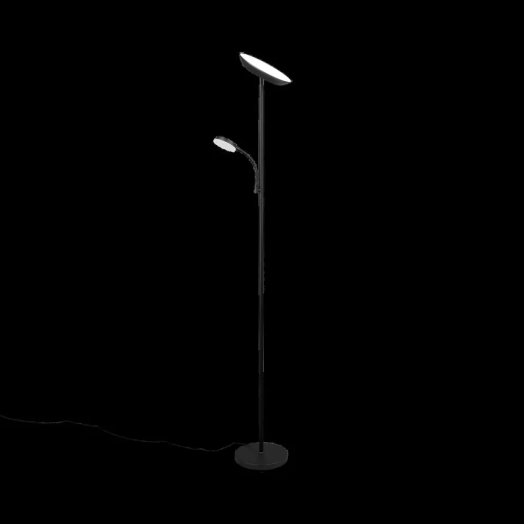 Ygo Vloerlamp SPECTER Duo Zwart| Vloerlampen