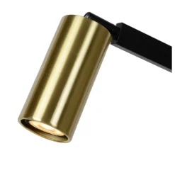 Ygo Vloerlamp SYBIL Zwart/Goud| Vloerlampen