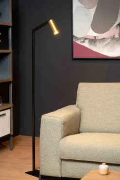 Ygo Vloerlamp SYBIL Zwart/Goud| Vloerlampen