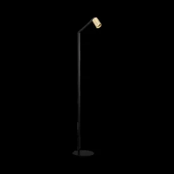 Ygo Vloerlamp TABOO 1Del. Zwart/Goud| Vloerlampen