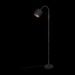 Ygo Vloerlamp TOMMY 1Del. Met. Mat Zwart| Vloerlampen