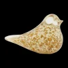 Ygo Vogel URSUN Glas Bruin/Goud| Woondecoratie