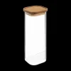 Ygo Voorraadpot AZIME Glas/Acacia 2l| Bewaaraccessoires