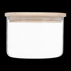 Ygo Voorraadpot BJORN Glas Hout 330ml| Bewaaraccessoires