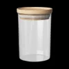 Ygo Voorraadpot BJORN Glas Hout 600ml| Bewaaraccessoires