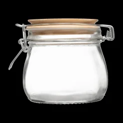 Ygo Voorraadpot HOMEMADE 0.5l Glas/hout| Bewaaraccessoires