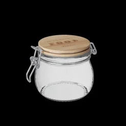 Ygo Voorraadpot HOMEMADE 0.5l Glas/hout| Bewaaraccessoires