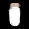 Ygo Voorraadpot HOMEMADE 2l Glas/Hout| Bewaaraccessoires