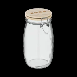 Ygo Voorraadpot HOMEMADE 2l Glas/Hout| Bewaaraccessoires