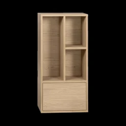Ygo Wandkast CROSBY Blond Oak B60| Wandrekken