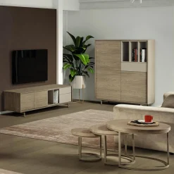 Ygo Wandkast PUERTO B123 Misty Oak| Bergkasten