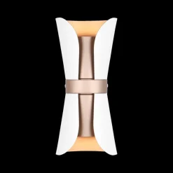 Ygo Wandlamp COAT Met. Wit/Coffee| Wandlampen